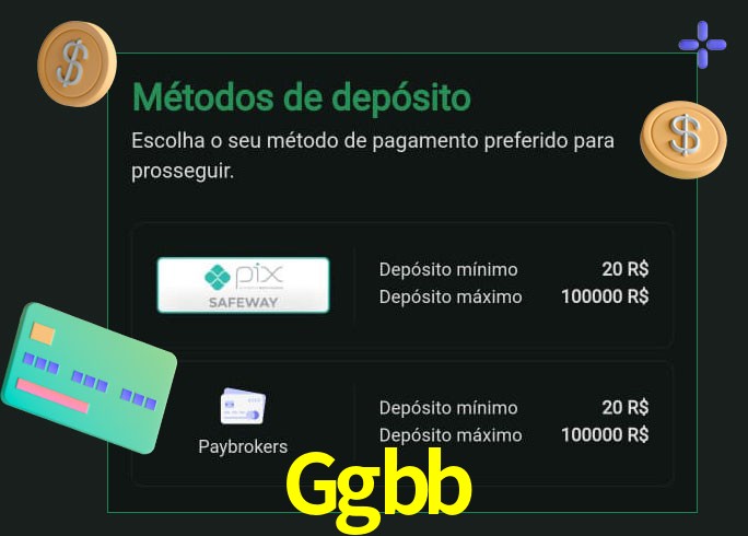 O cassino Ggbb oferece uma grande variedade de métodos de pagamento